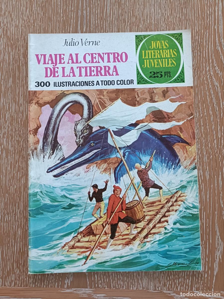 Tebeos: C&Oacute;MIC BRUGUERA - VIAJE AL CENTRO DE LA TIERRA N&ordm; 21 - JOYAS LITERARIAS JUVENILES SERIE VERDE - 1977