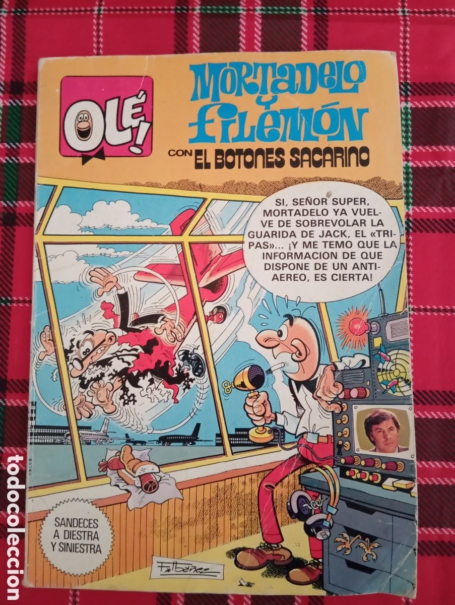 Tebeos: Mortadelo y Filem&oacute;n con Botones Sacarino