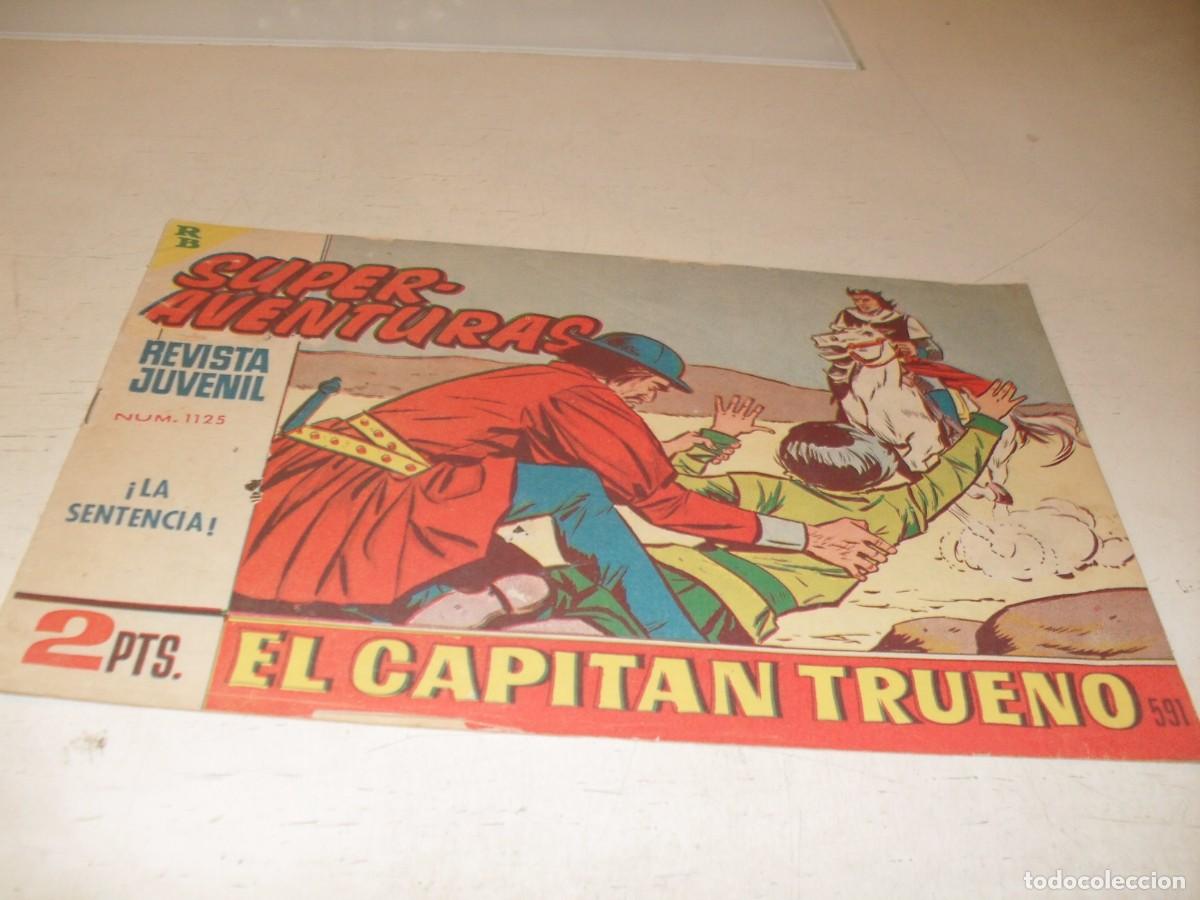 Tebeos: EL CAPITAN TRUENO,(ORIGINAL) N&ordm; 591,LA SENTENCIA&iexcl;&iexcl;,DE V.MORA,DE 618.BRUGUERA,1956