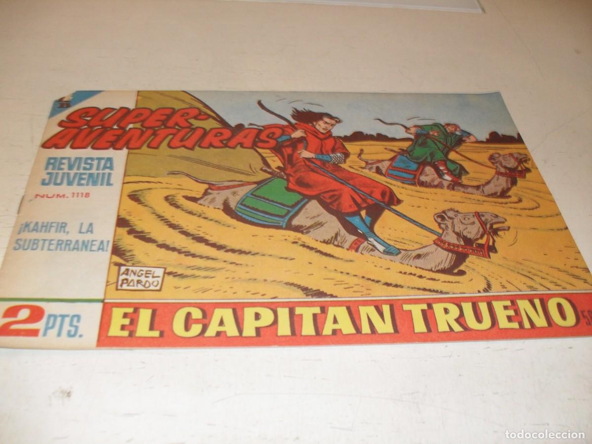 Tebeos: EL CAPITAN TRUENO,(ORIGINAL) N&ordm; 584,KAHFIR,LA SUBTERRANEA&iexcl;&iexcl;,DE V.MORA,DE 618.BRUGUERA,1956