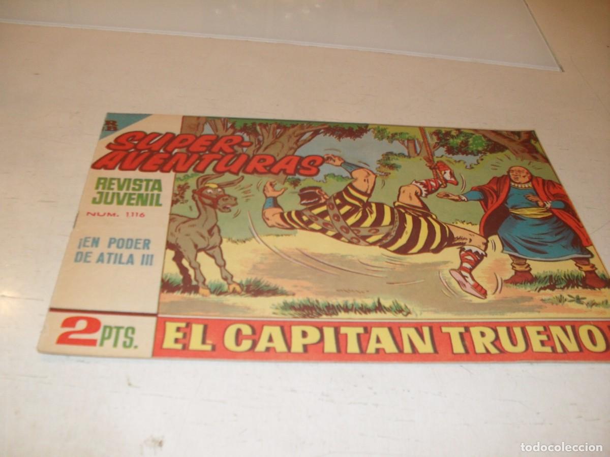 Tebeos: EL CAPITAN TRUENO,(ORIGINAL) N&ordm; 582,EN PODER DE ATILA II&iexcl;&iexcl;,DE V.MORA,DE 618.BRUGUERA,1956
