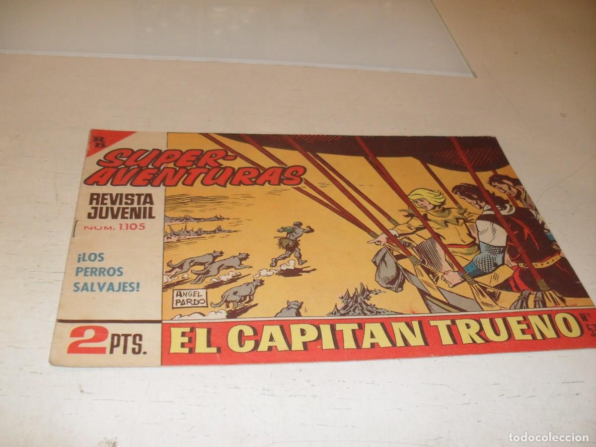Tebeos: EL CAPITAN TRUENO,(ORIGINAL) N&ordm; 571,LOS PERROS SALVAJES&iexcl;&iexcl;,DE V.MORA,DE 618.BRUGUERA,1956