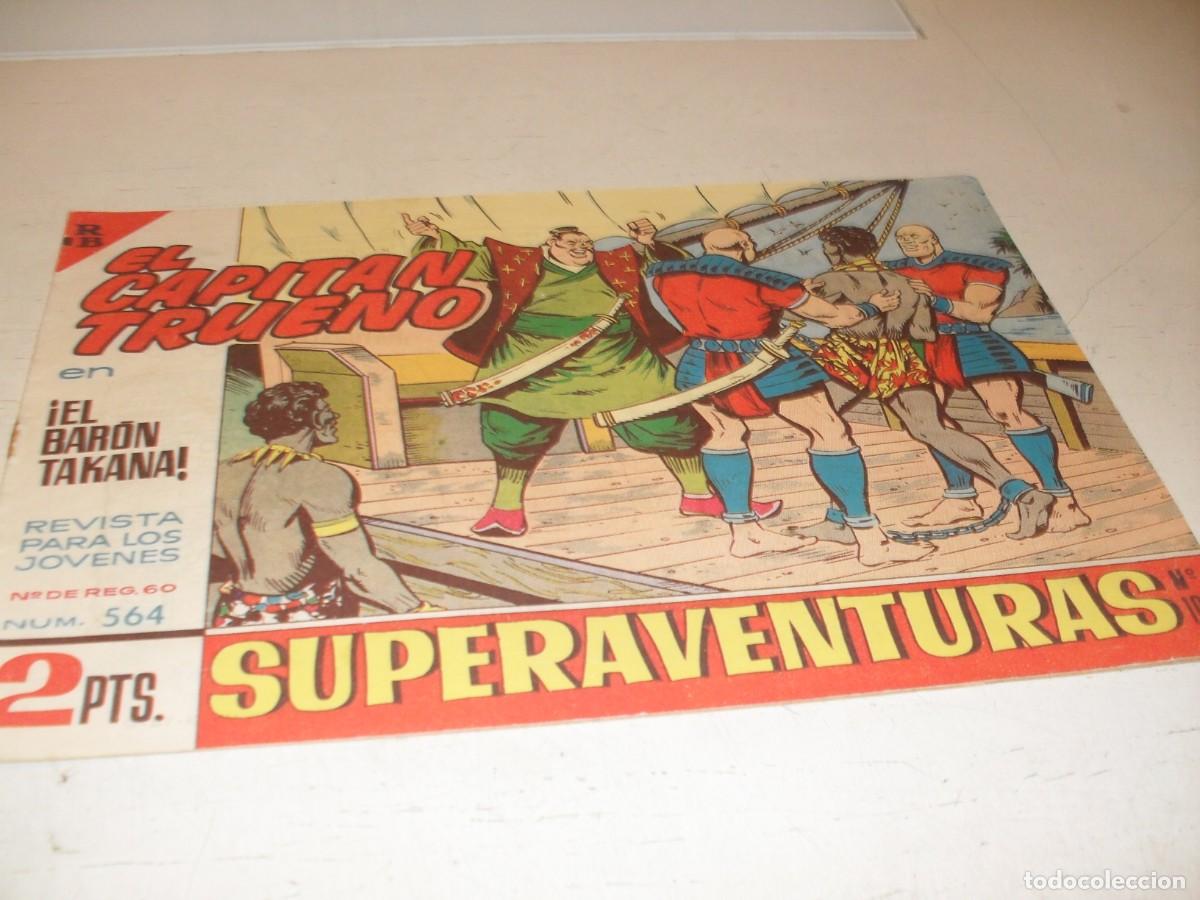 Tebeos: EL CAPITAN TRUENO,(ORIGINAL) N&ordm; 564,EL BARON TAKANA&iexcl;&iexcl;,DE V.MORA,DE 618.BRUGUERA,1956