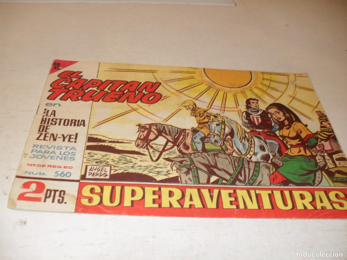 Tebeos: EL CAPITAN TRUENO,(ORIGINAL) N&ordm; 560,LA HISTORIA DE ZENG-YE&iexcl;&iexcl;,DE V.MORA,DE 618.BRUGUERA,1956