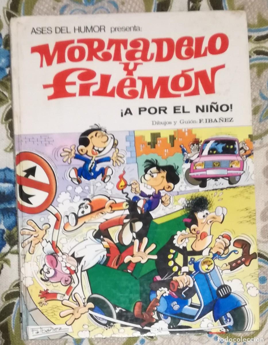 Tebeos: Comic Ases del Humor, n&ordm; 39: Mortadelo y Filemon: A por el ni&ntilde;o - Bruguera