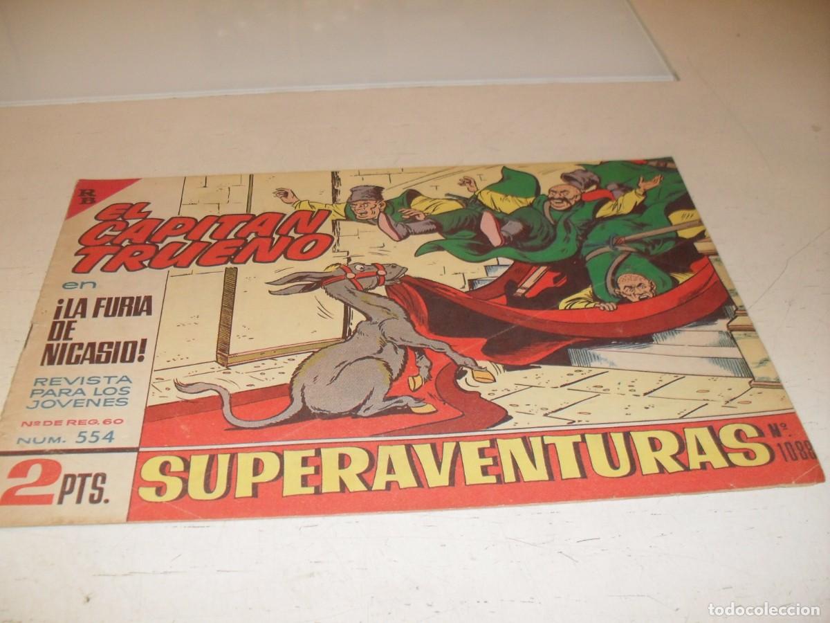 Tebeos: EL CAPITAN TRUENO,(ORIGINAL) N&ordm; 554,LA FURIA DE NICASIO&iexcl;&iexcl;,DE V.MORA,DE 618.BRUGUERA,1956