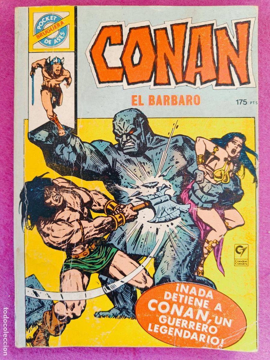 Tebeos: TEBEO CONAN EL BARBARO N&ordm;21 LA MANO MAGICA DE NERGAL ED. BRUGUERA 1982