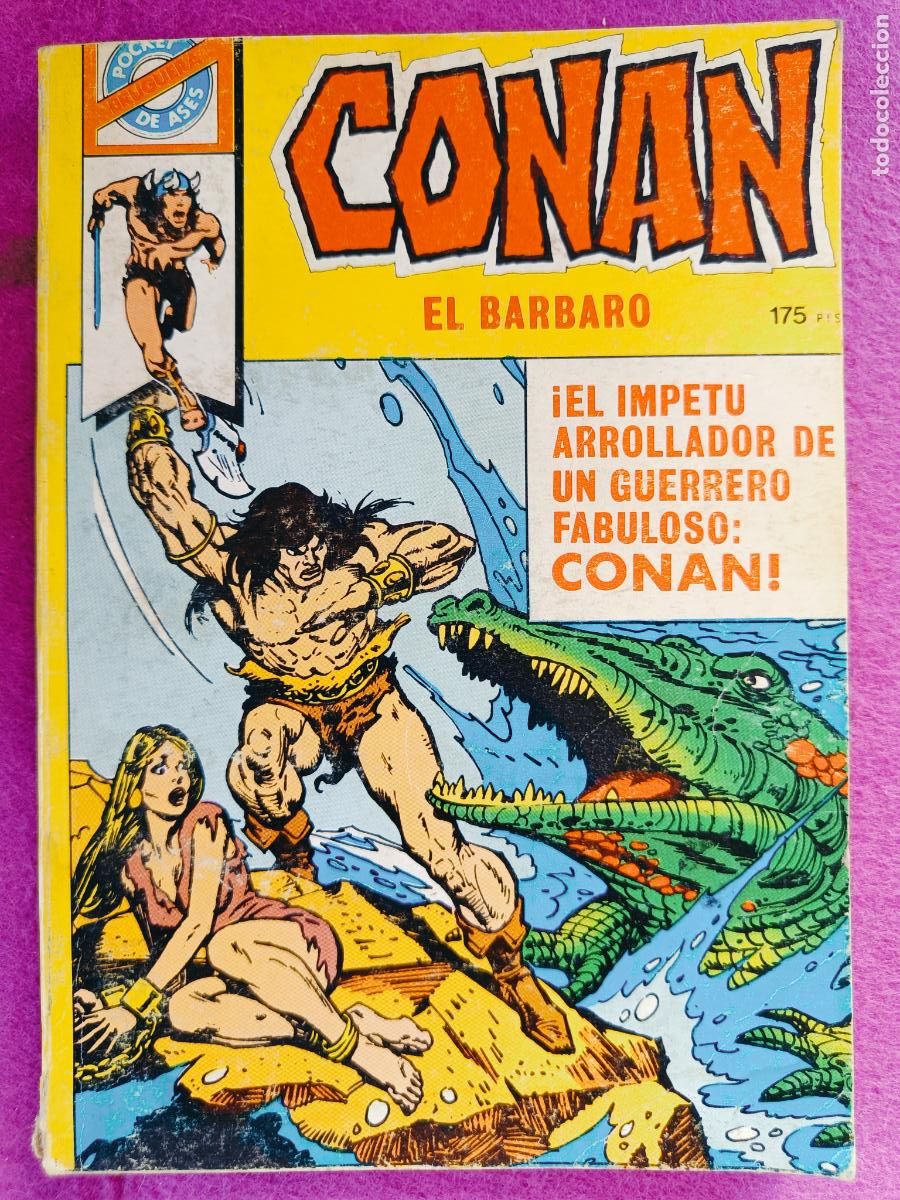 Tebeos: TEBEO CONAN EL BARBARO N&ordm;22 LA MUJER LOBO ED. BRUGUERA 1982