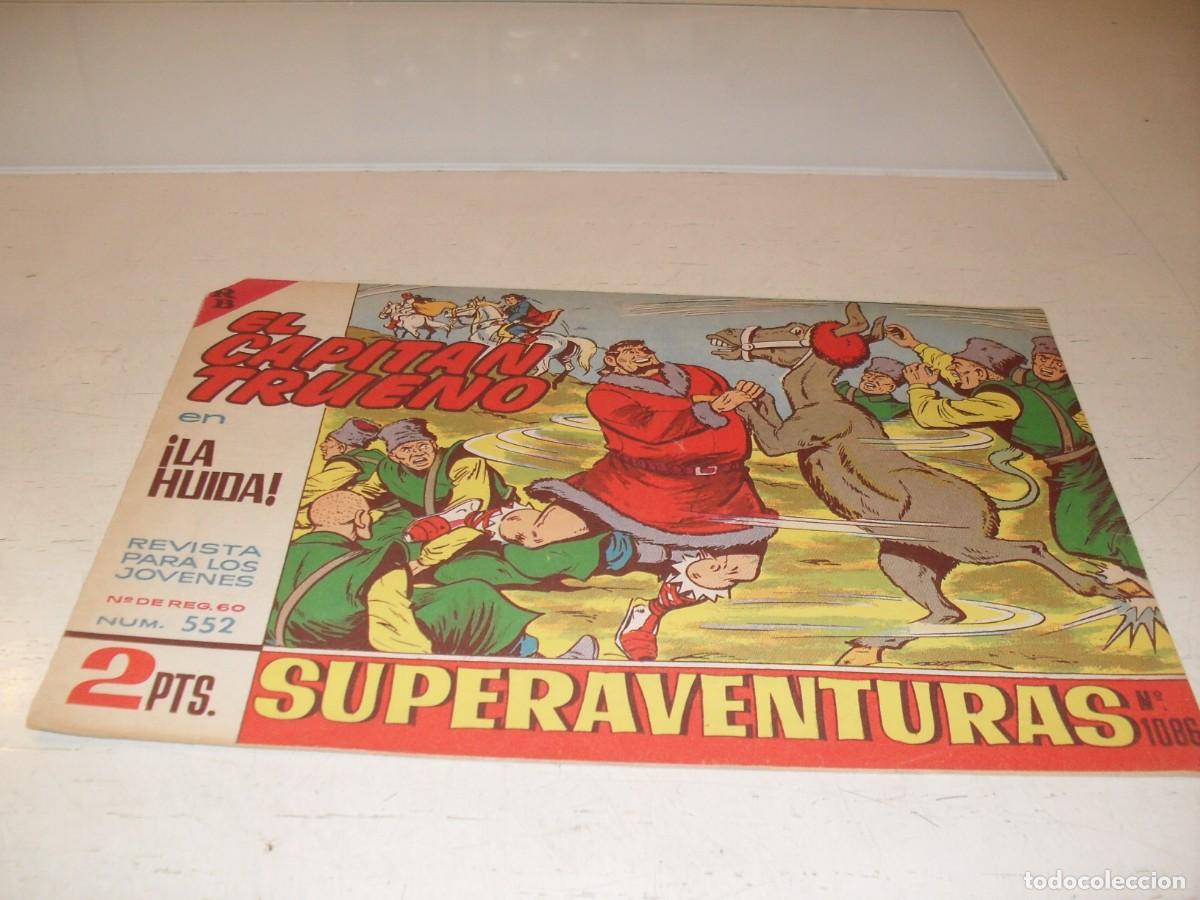 Tebeos: EL CAPITAN TRUENO,(ORIGINAL) N&ordm; 552,LA HUIDA&iexcl;&iexcl;,DE V.MORA,DE 618.BRUGUERA,1956