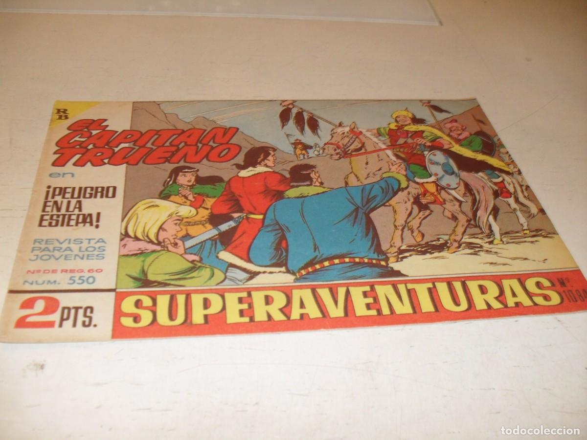Tebeos: EL CAPITAN TRUENO,(ORIGINAL) N&ordm; 550,PELIGRO EN LA ESTEPA&iexcl;&iexcl;,DE V.MORA,DE 618.BRUGUERA,1956