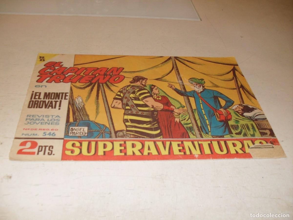 Tebeos: EL CAPITAN TRUENO,(ORIGINAL) N&ordm; 546,EL MONTE DROVAT&iexcl;&iexcl;,DE V.MORA,DE 618.BRUGUERA,1956