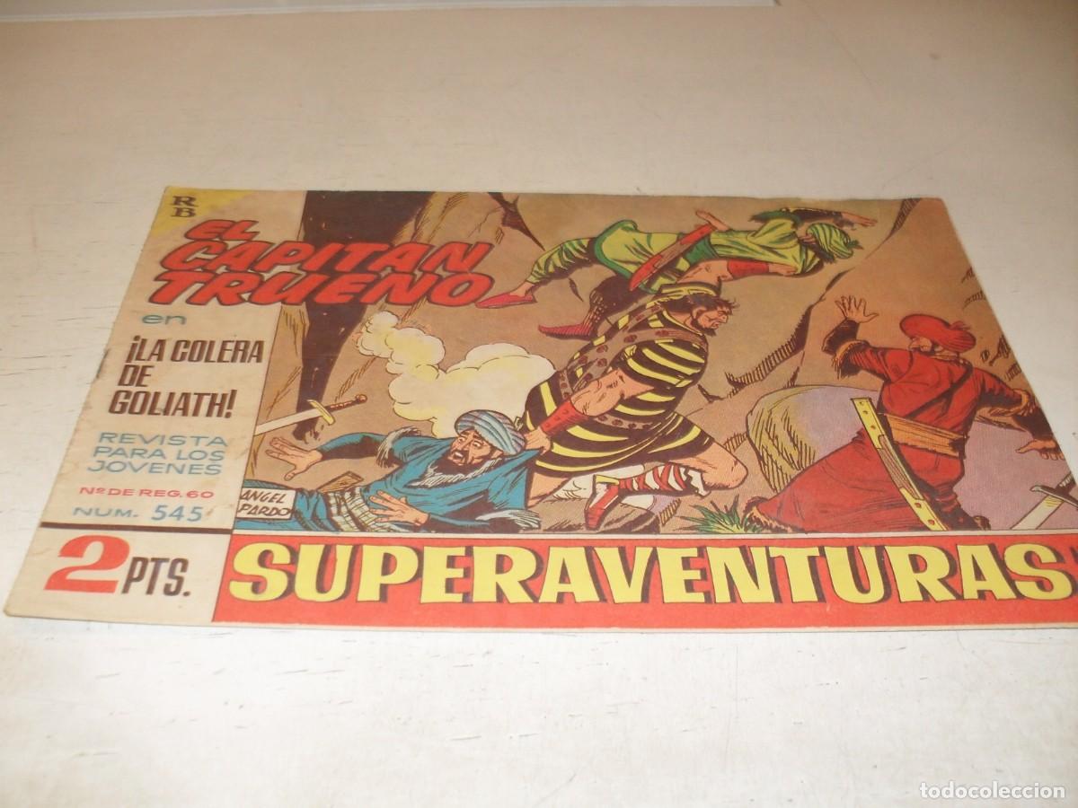 Tebeos: EL CAPITAN TRUENO,(ORIGINAL) N&ordm; 545,LA COLERA DE GOLIATH&iexcl;&iexcl;,DE V.MORA,DE 618.BRUGUERA,1956