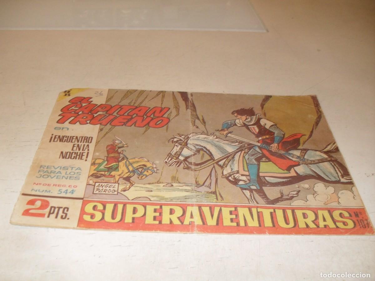 Tebeos: EL CAPITAN TRUENO,(ORIGINAL) N&ordm; 544,ENCUENTRO EN LA NOCHE&iexcl;&iexcl;,DE V.MORA,DE 618.BRUGUERA,1956