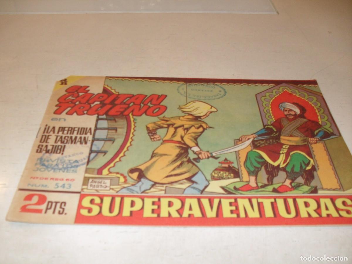 Tebeos: EL CAPITAN TRUENO,(ORIGINAL) N&ordm; 543,LA PERLA DE TASMAN-SAJIB&iexcl;&iexcl;,DE V.MORA,DE 618.BRUGUERA,1956