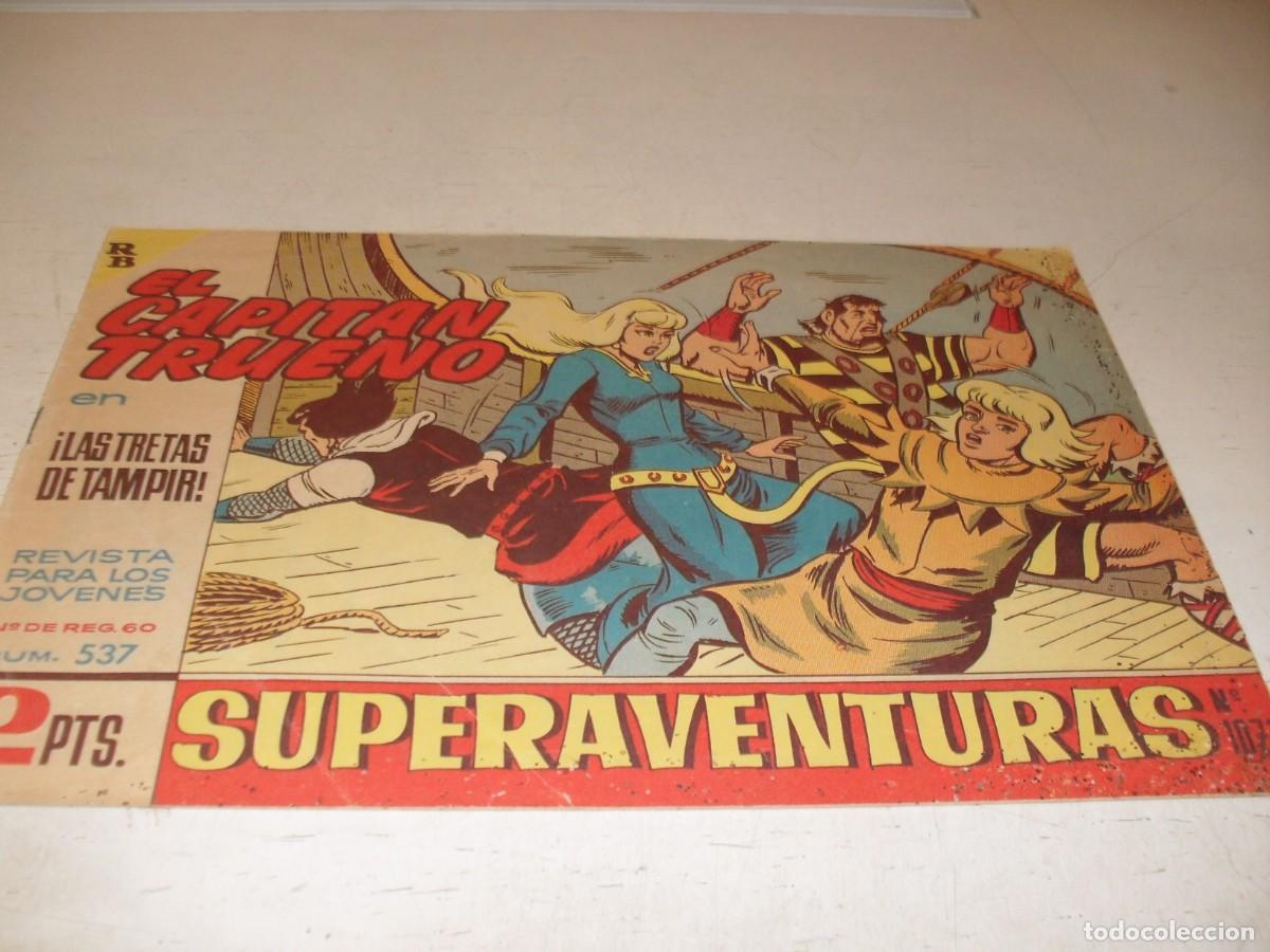 Tebeos: EL CAPITAN TRUENO,(ORIGINAL) N&ordm; 537,LAS TRETAS DE TAMPIR&iexcl;&iexcl;,DE V.MORA,DE 618.BRUGUERA,1956