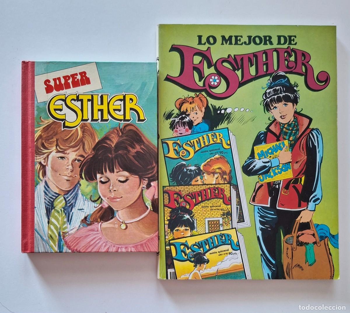 Tebeos: Lote de 2 Lo mejor de Esther + S&uacute;per Esther - Purita Campos - Ed. Bruguera