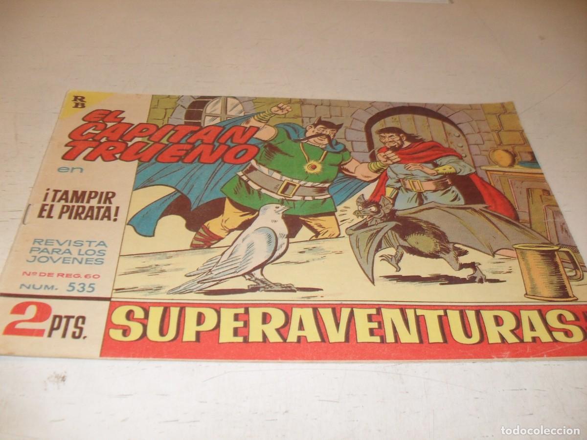 Tebeos: EL CAPITAN TRUENO,(ORIGINAL) N&ordm; 535,TAMPIR,EL PIRATA&iexcl;&iexcl;,DE V.MORA,DE 618.BRUGUERA,1956