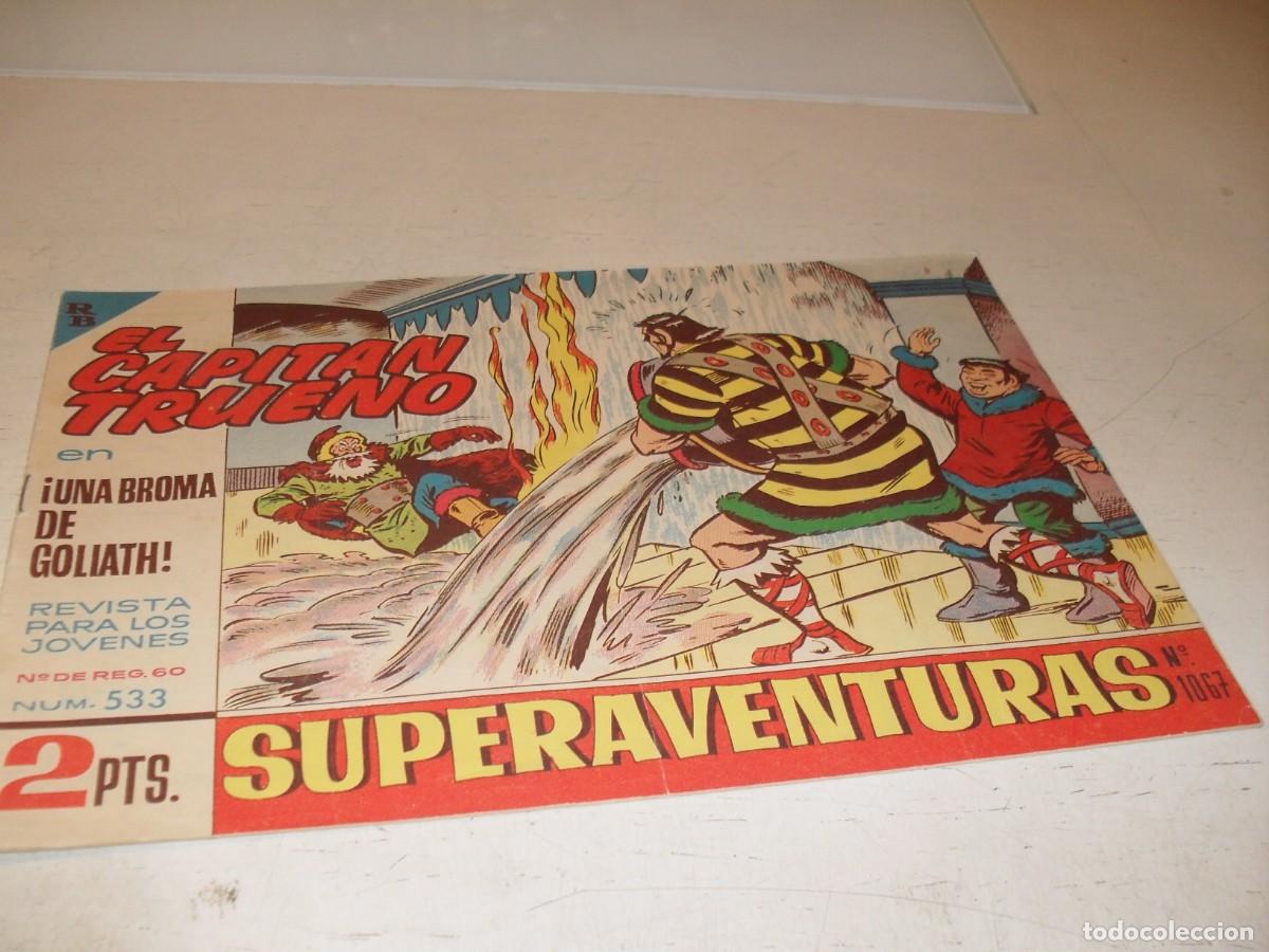 Tebeos: EL CAPITAN TRUENO,(ORIGINAL) N&ordm; 533,UNA BROMA DE GOLIATH&iexcl;&iexcl;,DE V.MORA,DE 618.BRUGUERA,1956