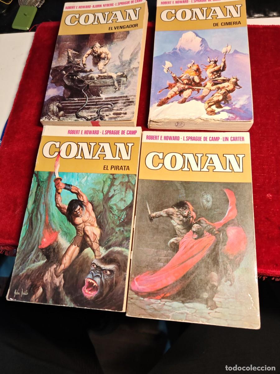 Tebeos: Lote 4 novelas Conan de bruguera leer