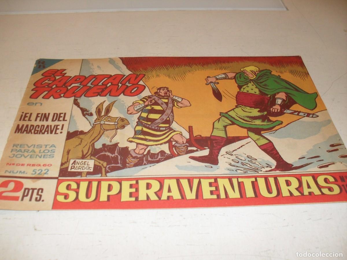 Tebeos: EL CAPITAN TRUENO,(ORIGINAL) N&ordm; 522,EL FIN DEL MARGRAVE&iexcl;&iexcl;,DE V.MORA,DE 618.BRUGUERA,1956