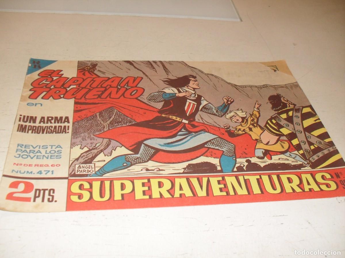Tebeos: EL CAPITAN TRUENO,(ORIGINAL) N&ordm; 471,UN ARMA IMPROVISADA,DE V.MORA,DE 618.BRUGUERA,1956