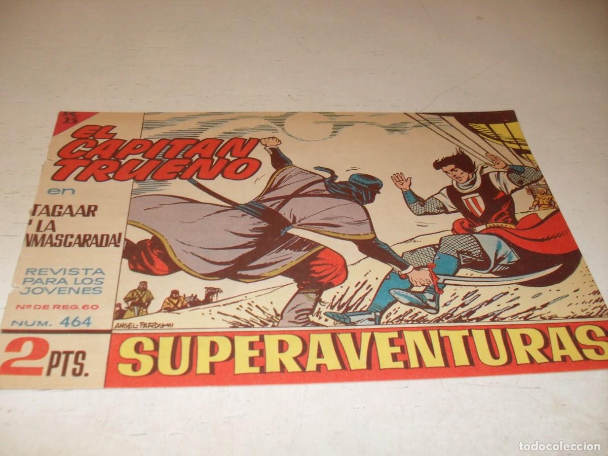 Tebeos: EL CAPITAN TRUENO,(ORIGINAL) N&ordm; 464,TAGAAR,LA ENMASCARADA,DE V.MORA,DE 618.BRUGUERA,1956