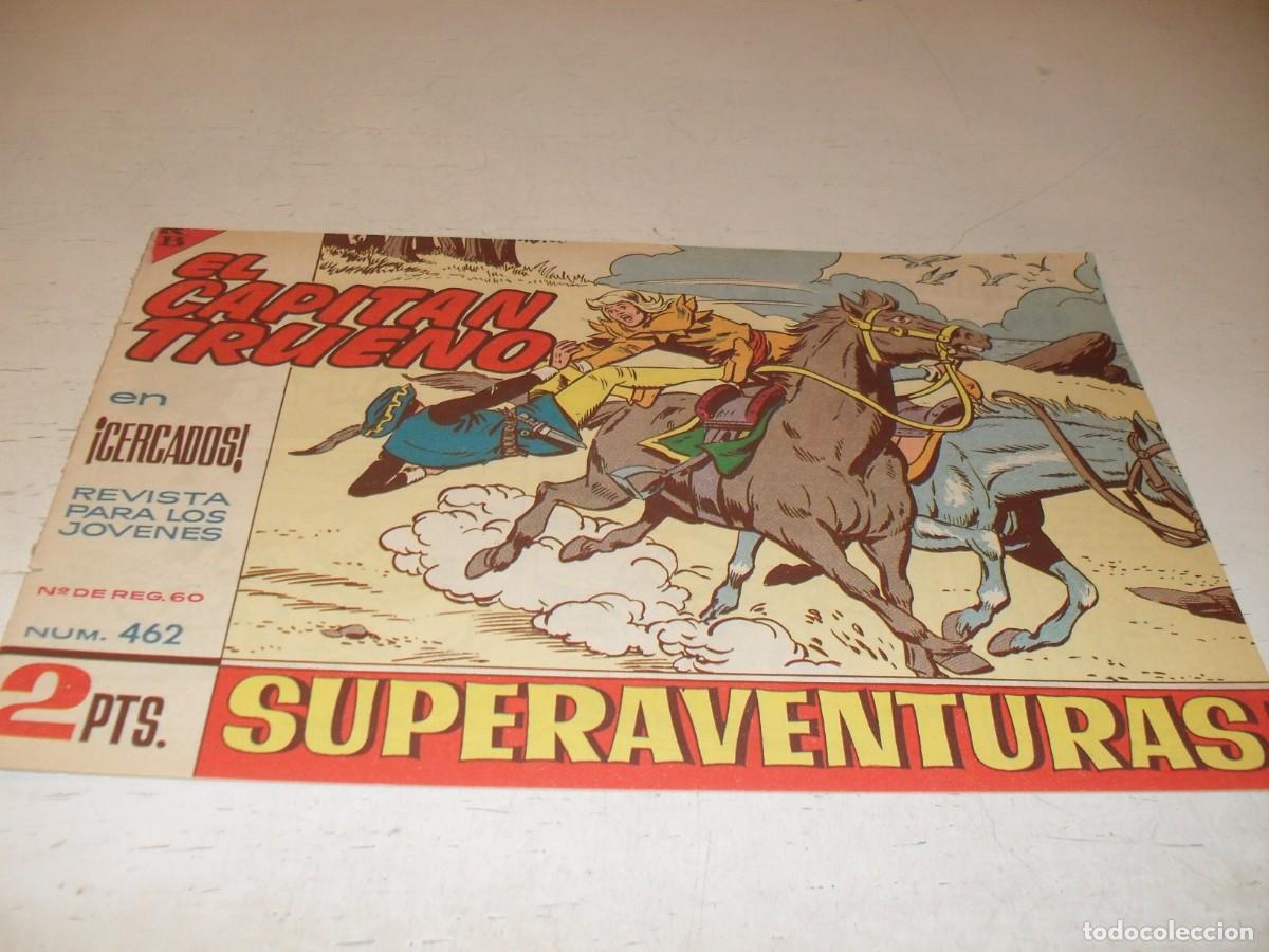 Tebeos: EL CAPITAN TRUENO,(ORIGINAL) N&ordm; 462,CERCADOS,DE V.MORA,DE 618.BRUGUERA,1956