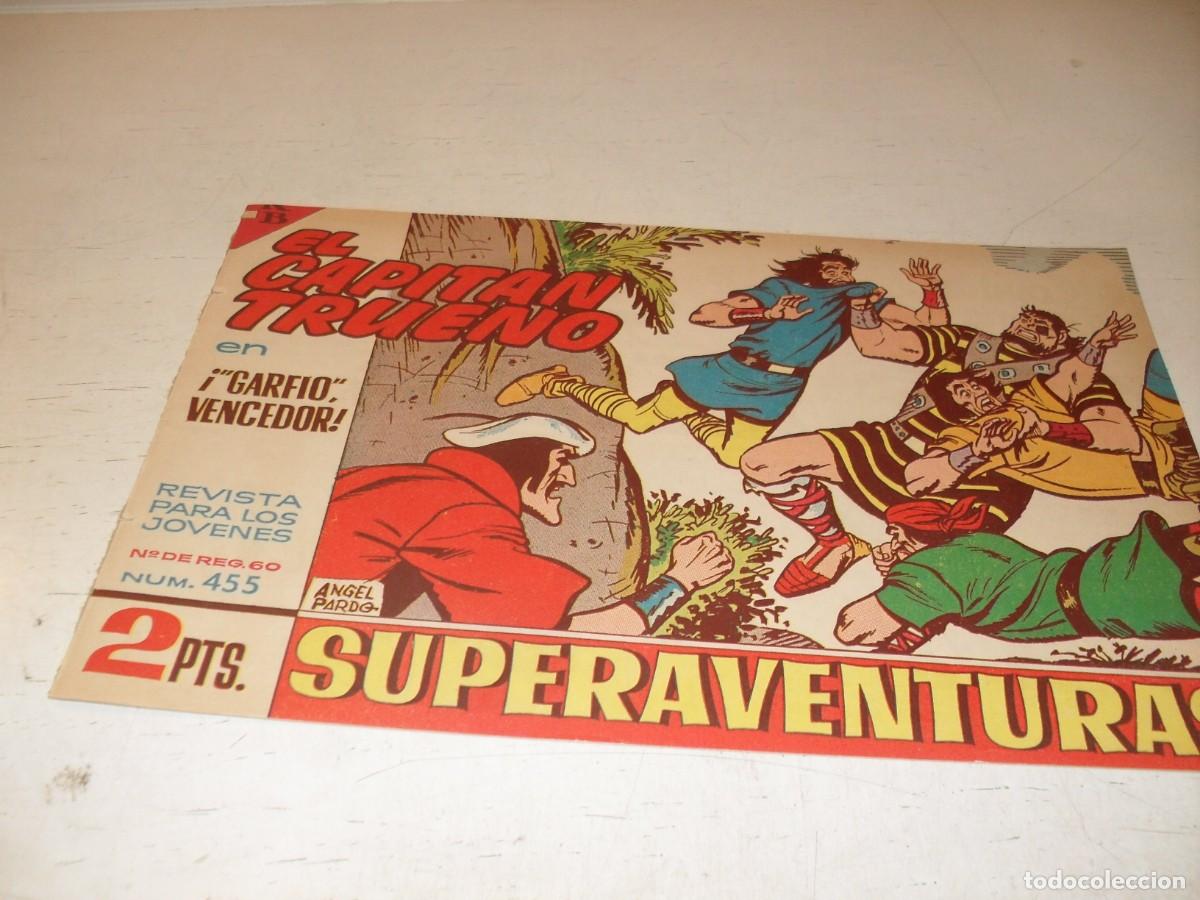 Tebeos: EL CAPITAN TRUENO,(ORIGINAL) N&ordm; 455,GARFIO VENCEDOR&iexcl;&iexcl;,DE V.MORA,DE 618.BRUGUERA,1956