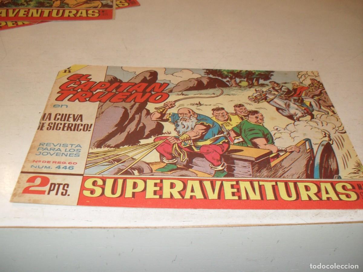 Tebeos: EL CAPITAN TRUENO,(ORIGINAL) N&ordm; 446,LA CUEVA DE SIGERICO&iexcl;&iexcl;,DE V.MORA,DE 618.BRUGUERA,1956