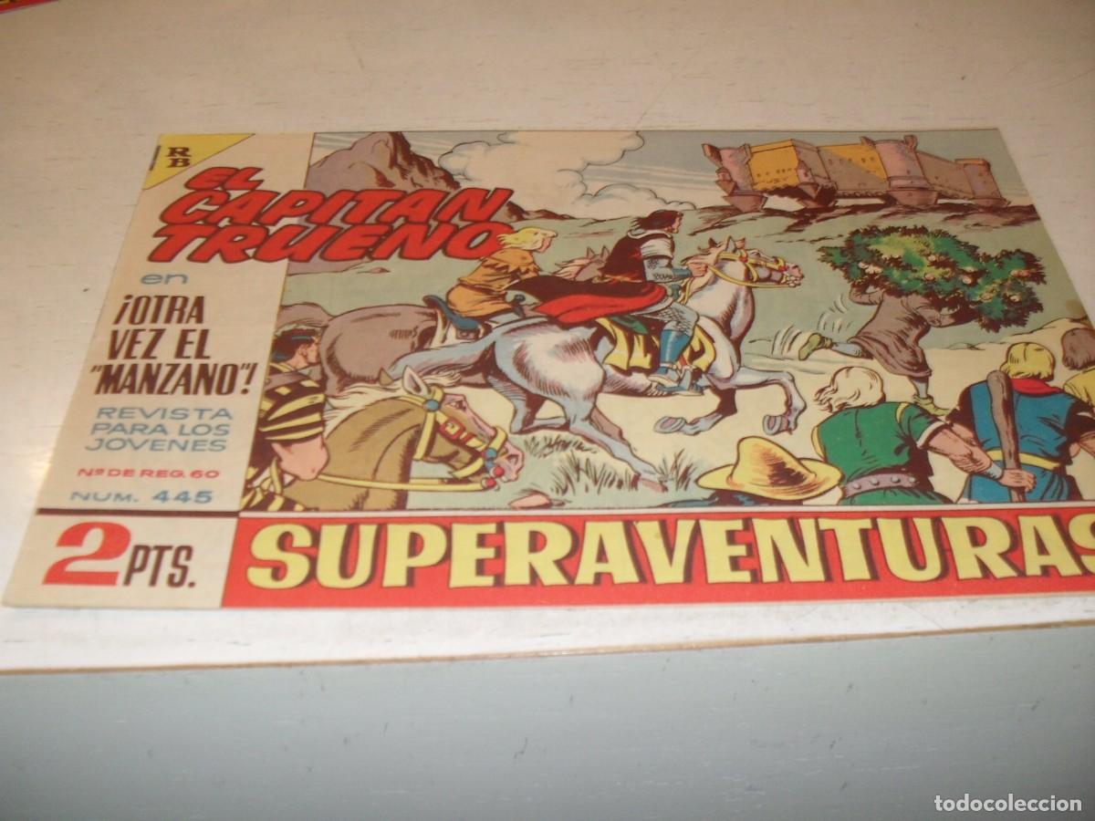 Tebeos: EL CAPITAN TRUENO,(ORIGINAL) N&ordm; 445,OTRA VEZ EL MANZANO&iexcl;&iexcl;,DE V.MORA,DE 618.BRUGUERA,1956