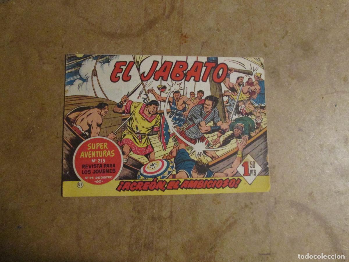 Tebeos: el jabato n&ordm; 51, original editorial bruguera 1958