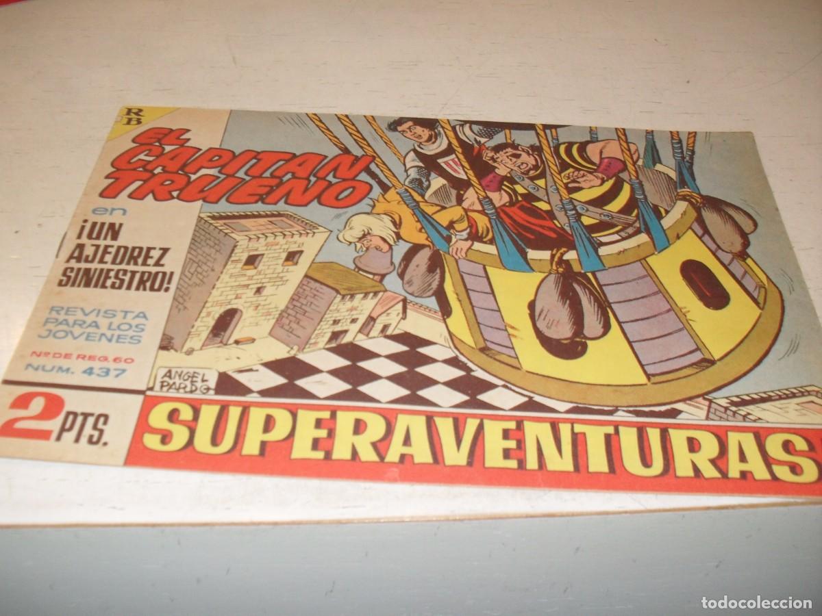 Tebeos: EL CAPITAN TRUENO,(ORIGINAL) N&ordm; 437,AJEDREZ SINIESTRO&iexcl;&iexcl;,DE V.MORA,DE 618.BRUGUERA,1956