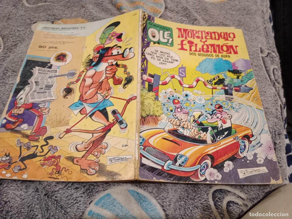 Tebeos: OLE N&ordm; 162 MORTADELO Y FILEMON - DOS BESUGOS DE AUPA - EDITORIAL BRUGUERA. 2&ordf; EDICION 1981