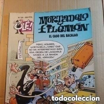 Tebeos: TEBEO DE OLE MORTADELO Y FILEMON EN EL CASO DEL BACALAO DEL A&Ntilde;O 1995 N&ordm; 95