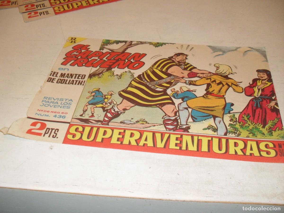Tebeos: EL CAPITAN TRUENO,(ORIGINAL) N&ordm; 436,SOLO LA PORTADA,DE 618.BRUGUERA,1956