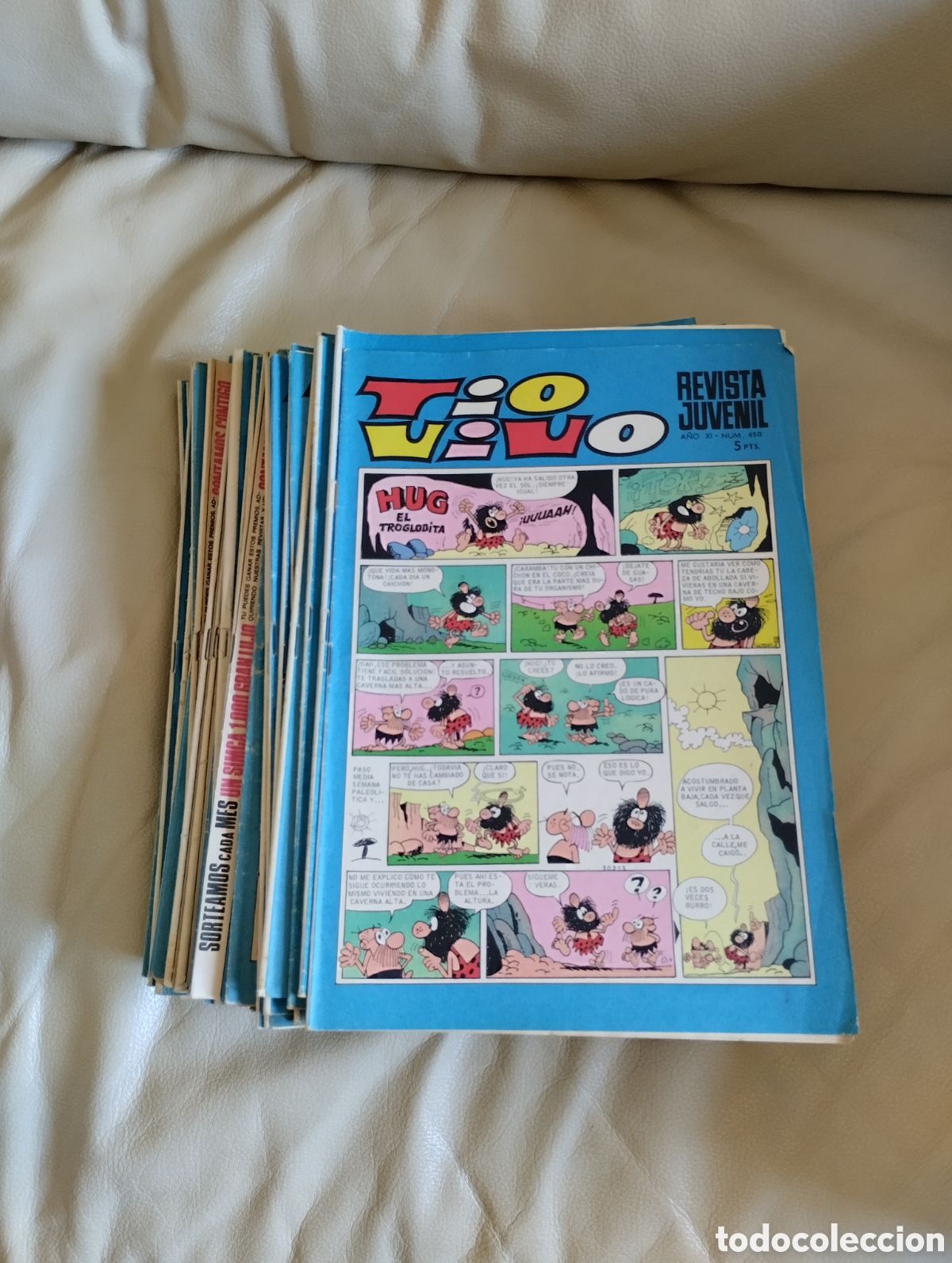 Livros de Banda Desenhada: Lote de 46 Revista Juvenil Tio Vivo. ( Angel).