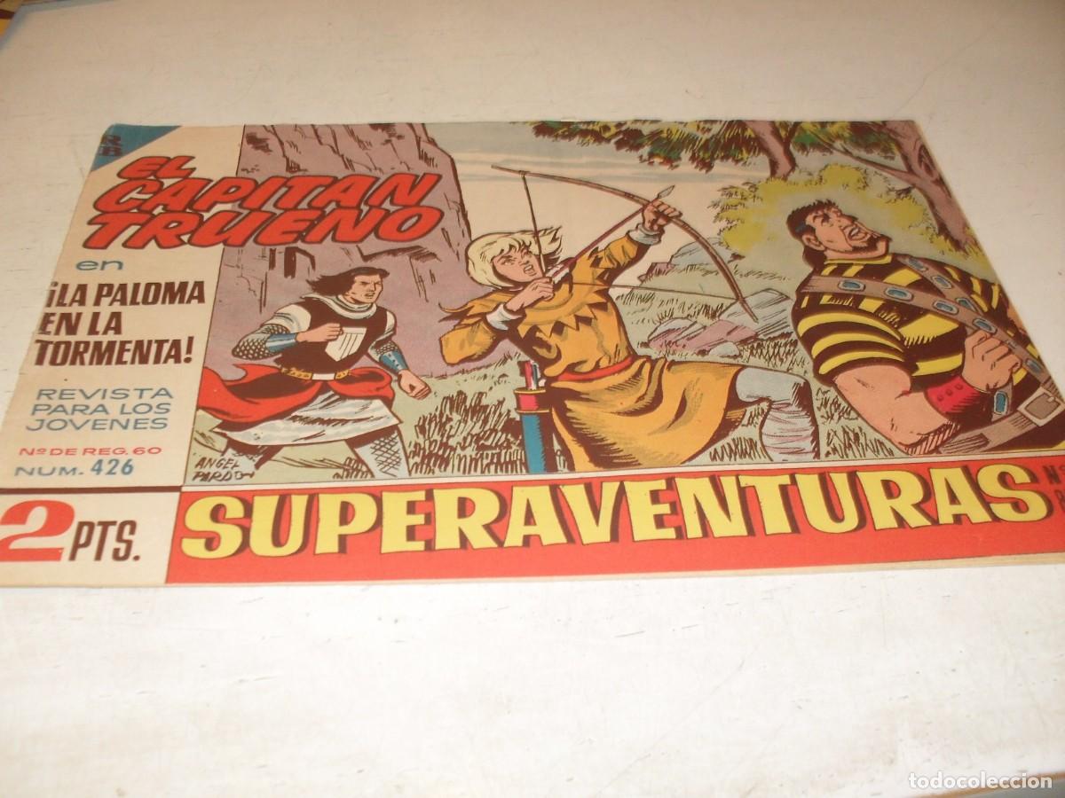 Tebeos: EL CAPITAN TRUENO,(ORIGINAL) N&ordm; 426,LA PALOMA EN LA TORMENTA&iexcl;&iexcl;,DE V.MORA,DE 618.BRUGUERA,1956