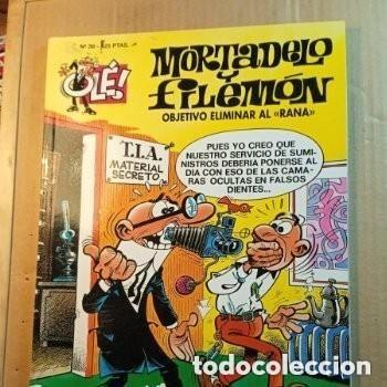 Tebeos: TEBEO DE OLE MORTADELO Y FILEMON EN OBJETIVO ELIMINAR AL RANA DEL A&Ntilde;O 2001 N&ordm; 30
