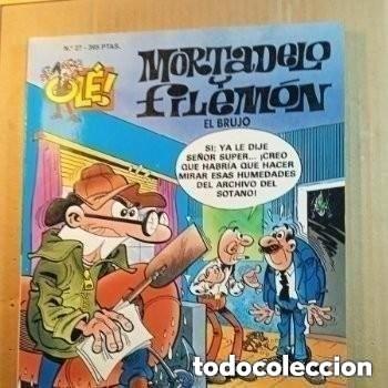 Tebeos: TEBEO DE OLE MORTADELO Y FILEMON EN EL BRUJO DEL A&Ntilde;O 1996 N&ordm; 27