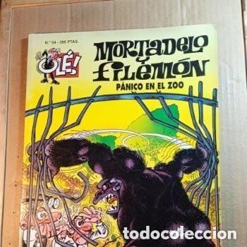 Tebeos: TEBEO DE OLE MORTADELO Y FILEMON EN PANICO EN EL ZOO DEL A&Ntilde;O 1997 N&ordm; 54