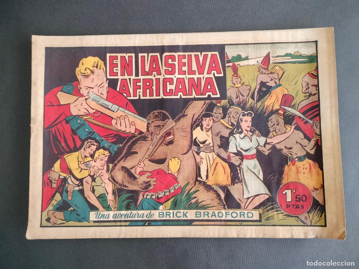 Comics: BRICK BRADFORD N&ordm; 1 - EN LA SELVA AFRICANA ORIGINAL BRUGUERA 1947 MUY DIFICIL!!!