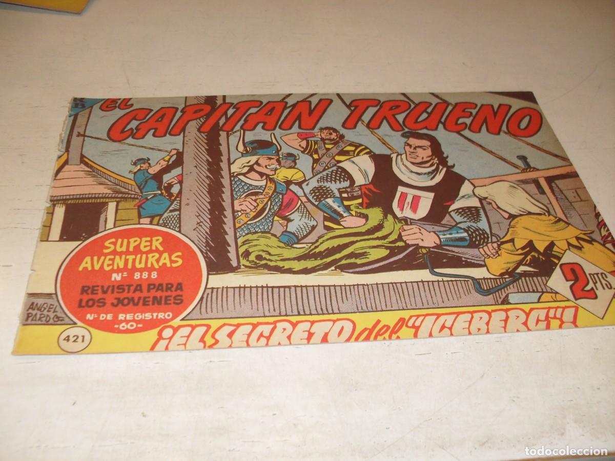 Tebeos: EL CAPITAN TRUENO,(ORIGINAL) N&ordm; 421,EL SECRETO DEL ICEBERG&iexcl;&iexcl;,DE V.MORA,DE 618.BRUGUERA,1956