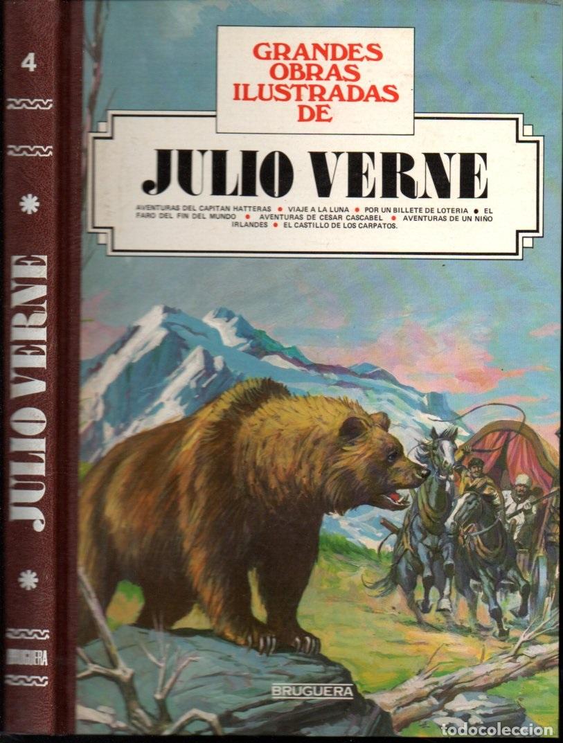 Tebeos: GRANDES OBRAS ILUSTRADAS DE JULIO VERNE TOMO 4 (BRUGUERA, 1986)