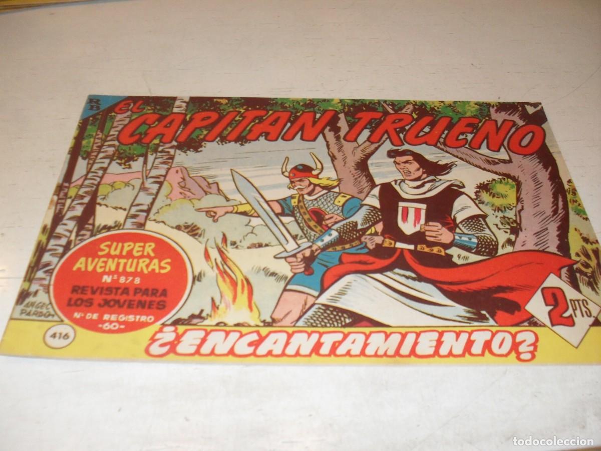 Tebeos: EL CAPITAN TRUENO,(ORIGINAL) N&ordm; 417,ZORRINI,EL BRIBON&iexcl;&iexcl;,DE V.MORA,DE 618.BRUGUERA,1956