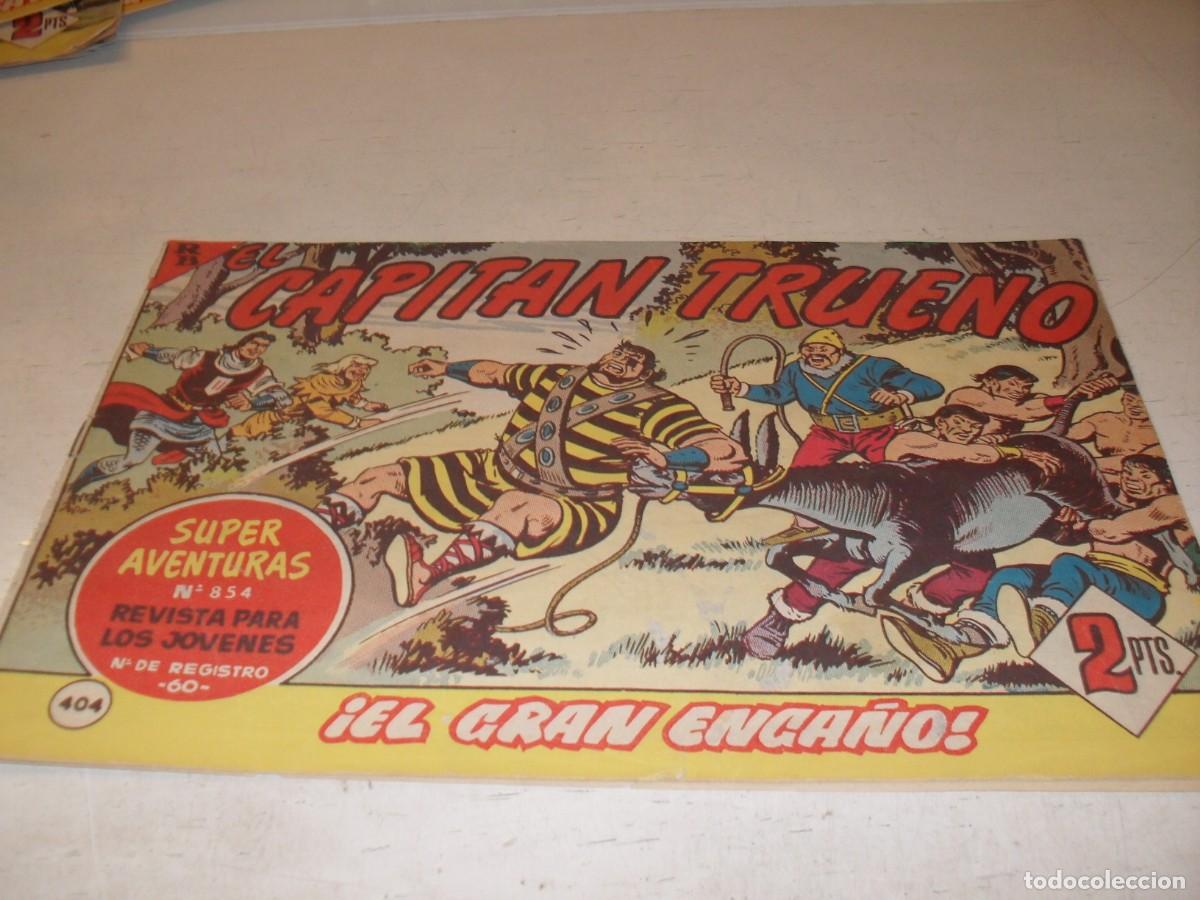 Tebeos: EL CAPITAN TRUENO,(ORIGINAL) N&ordm; 404,EL GRAN ENGA&Ntilde;O&iexcl;&iexcl;,DE V.MORA,DE 618.BRUGUERA,1956
