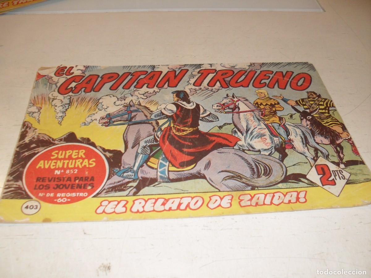 Tebeos: EL CAPITAN TRUENO,(ORIGINAL) N&ordm; 403,EL RELATO DE ZAIDA&iexcl;&iexcl;,DE V.MORA,DE 618.BRUGUERA,1956