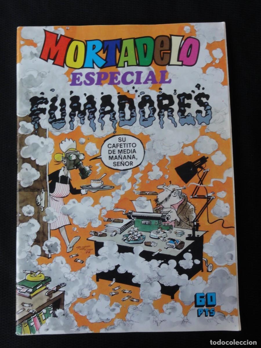 Tebeos: MORTADELO ESPECIAL FUMADORES. N&ordm; 53. 100 P&Aacute;GINAS. A&Ntilde;O 1975-1986. EDITORIAL. BRUGUERA. C-49