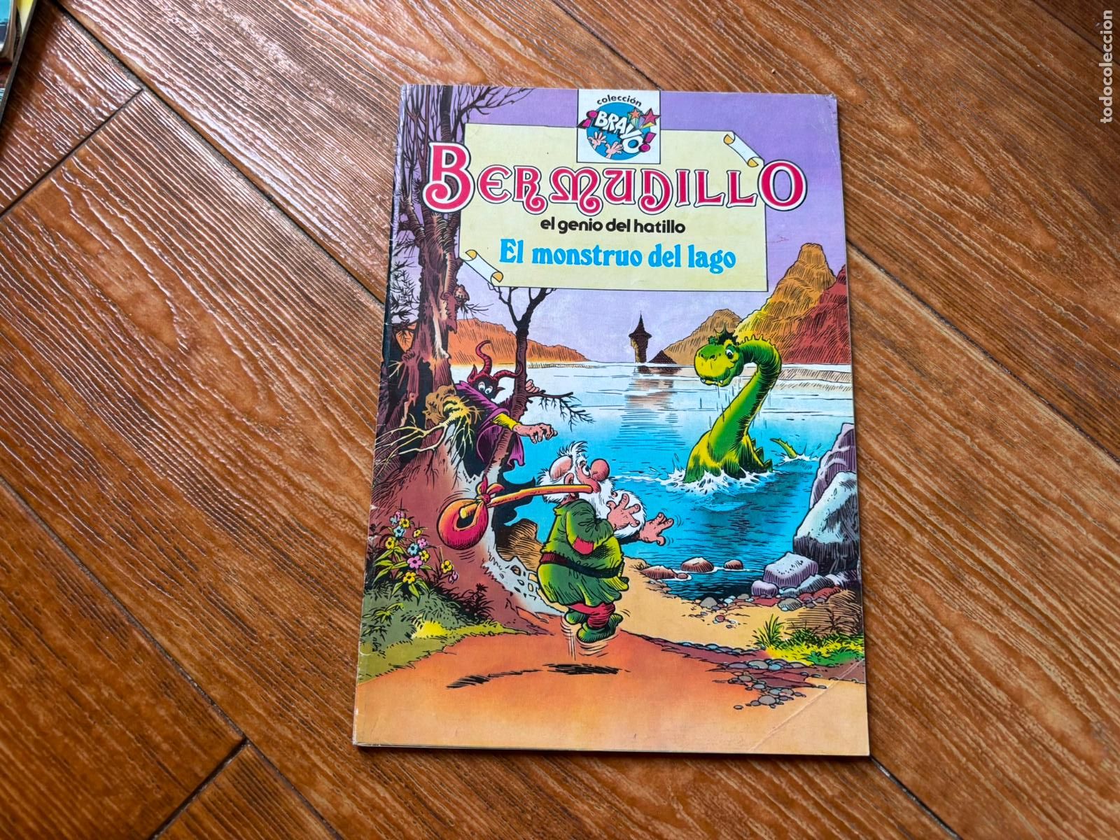 Tebeos: COLECCION BRAVO BERMUDILLO EL GENIO DEL HATILLO N&ordm; 3 EL MONSTRUO DEL LAGO EDITORIAL BRUGUERA