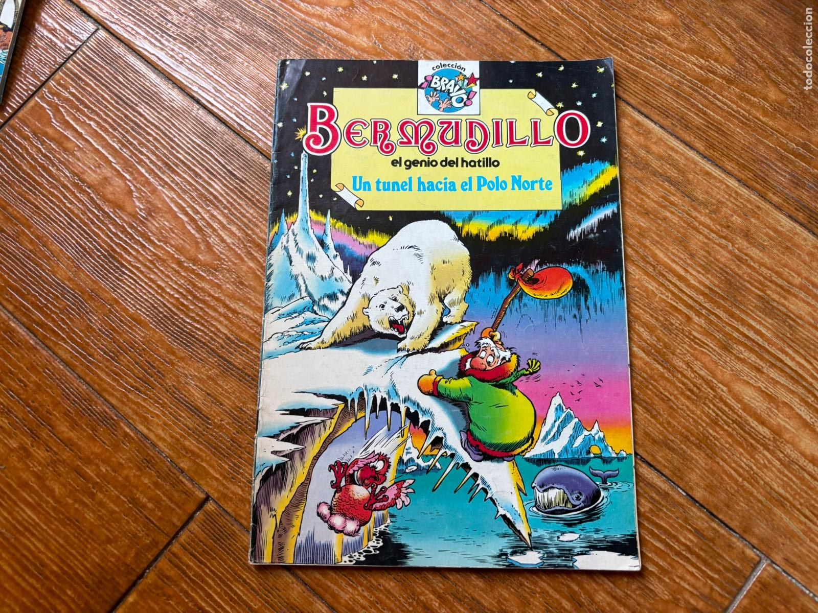 Tebeos: COLECCION BRAVO BERMUDILLO EL GENIO DEL HATILLO N&ordm; 5 TUNEL POLO NORTE EDITORIAL BRUGUERA