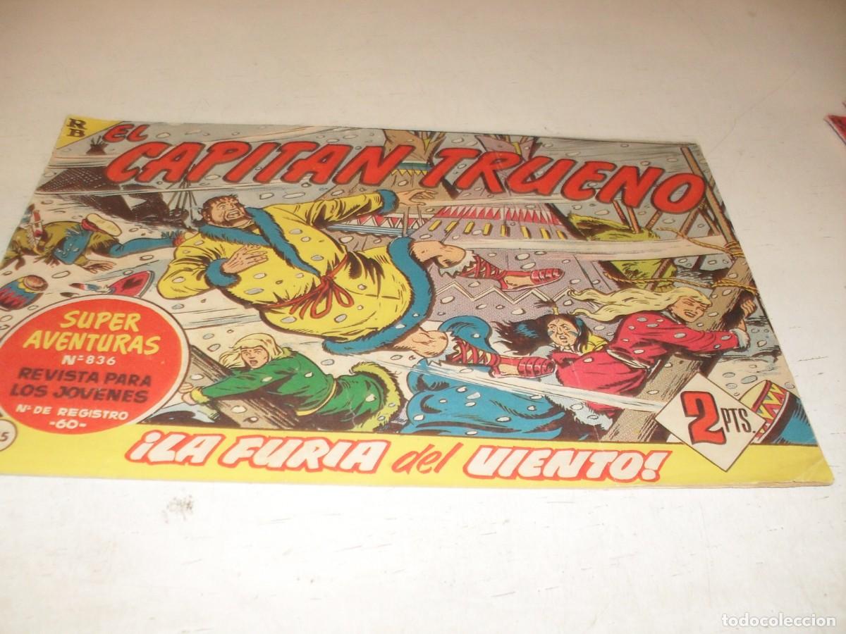 Livros de Banda Desenhada: EL CAPITAN TRUENO,(ORIGINAL) N&ordm; 395,LA FURIA DEL VIENTO&iexcl;&iexcl;,DE V.MORA,DE 618.BRUGUERA,1956